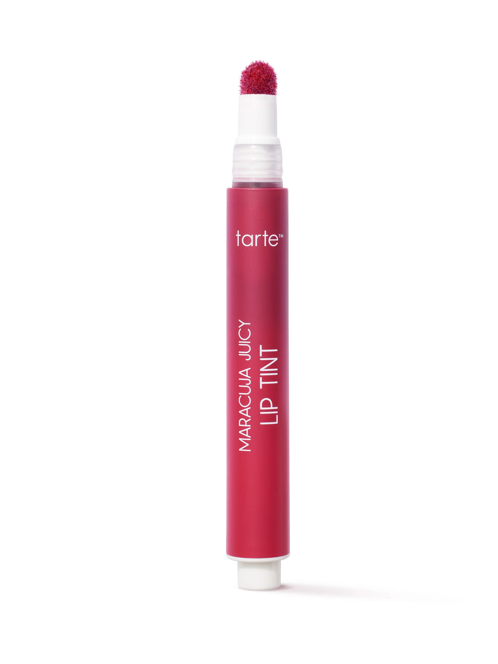 Tarte lip tint with applicator on a white background