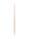 Pink eyeliner pencil with gold text on a white background