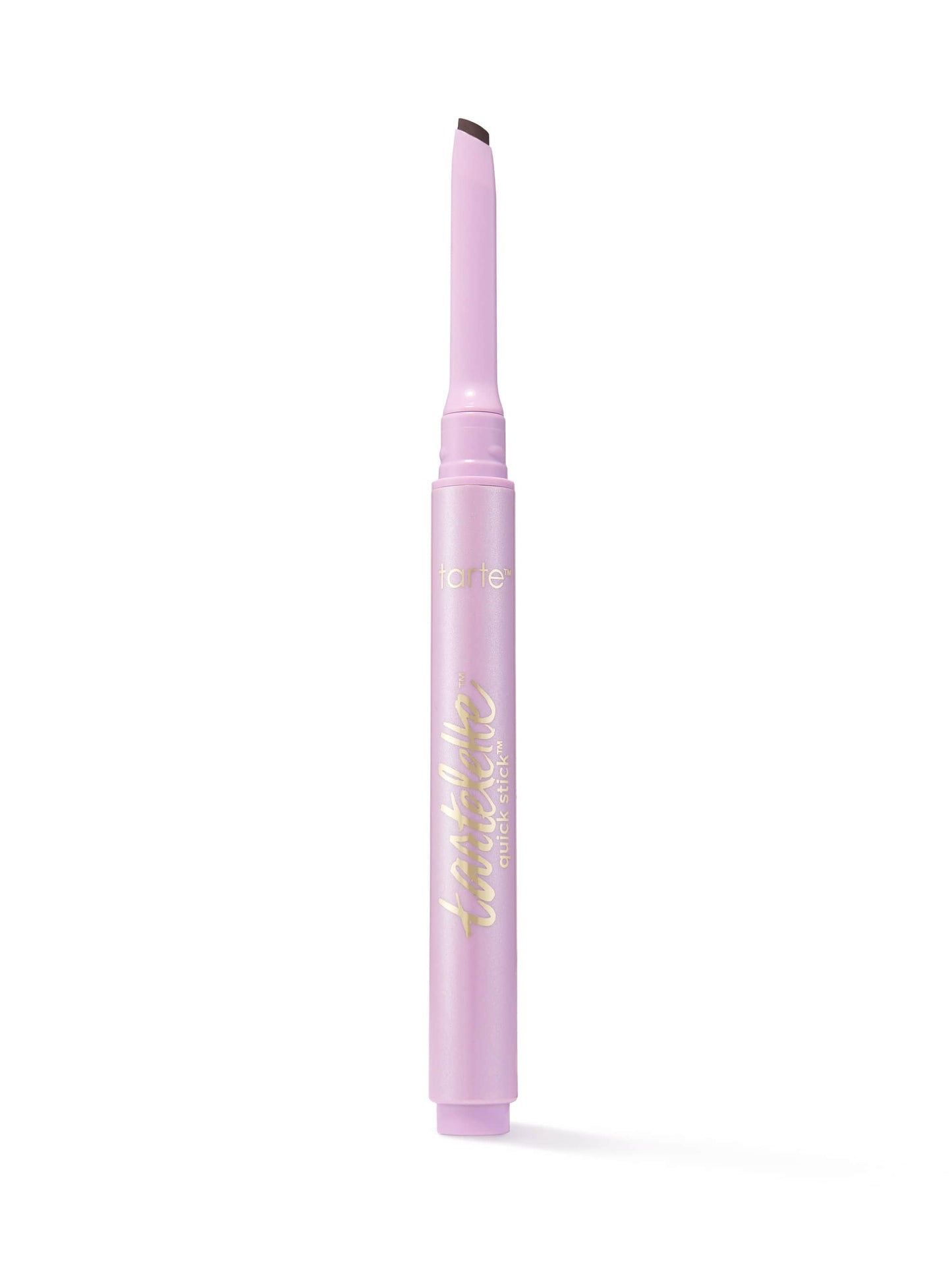 Pink eyeliner pen with a white background