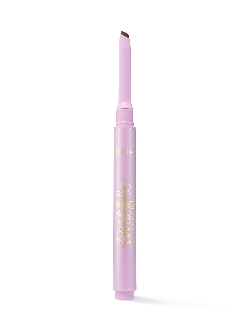 Pink eyeliner pen with a white background