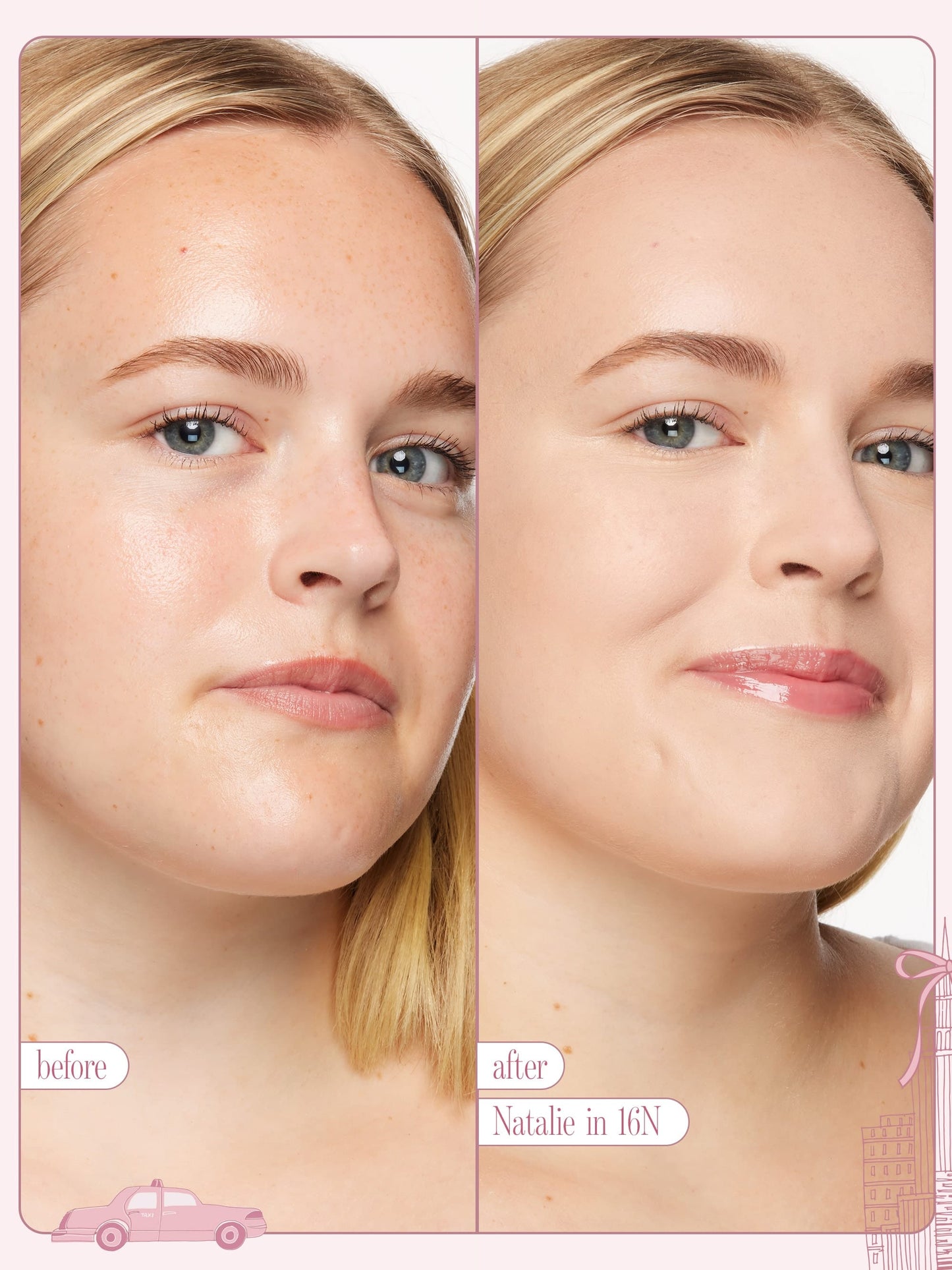 woman wearing tarte cosmetics SPOTTED the icons best selers set  in shade 16n