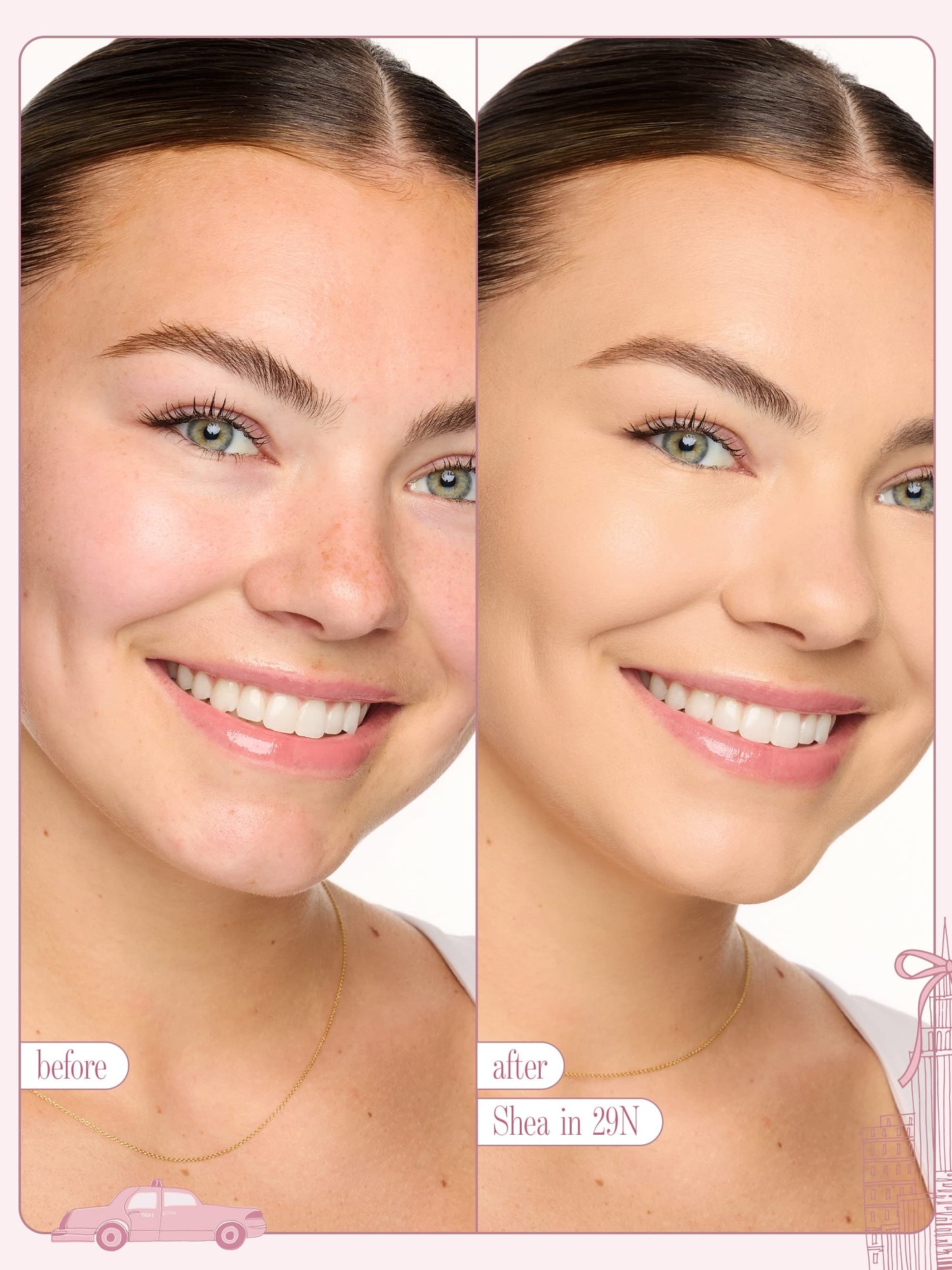 woman wearing tarte cosmetics SPOTTED the icons best selers set  in shade  29n