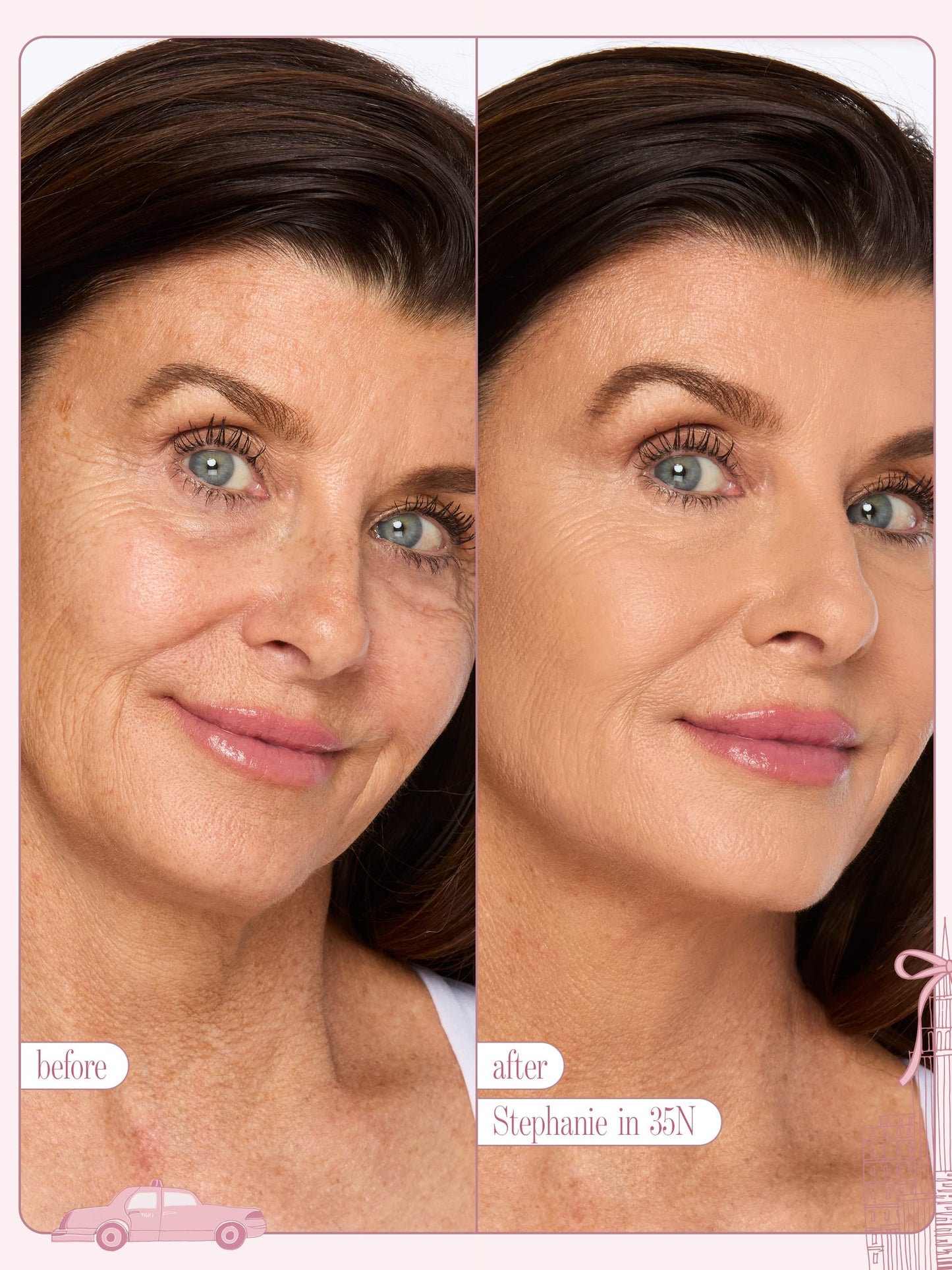 woman wearing tarte cosmetics SPOTTED the icons best selers set  in shade 35n
