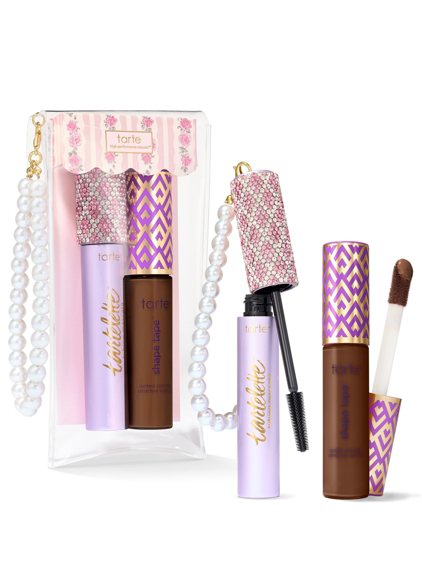 tarte cosmetics SPOTTED the icons best sellers set against a white background, shade 60N