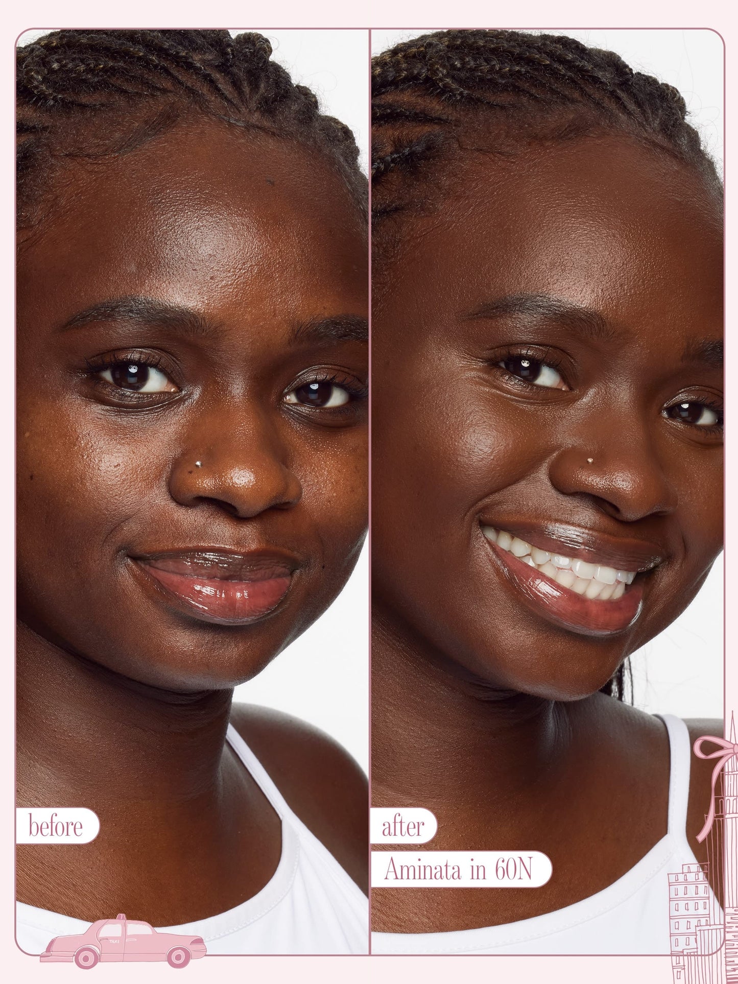 woman wearing tarte cosmetics SPOTTED the icons best selers set  in shade  60n