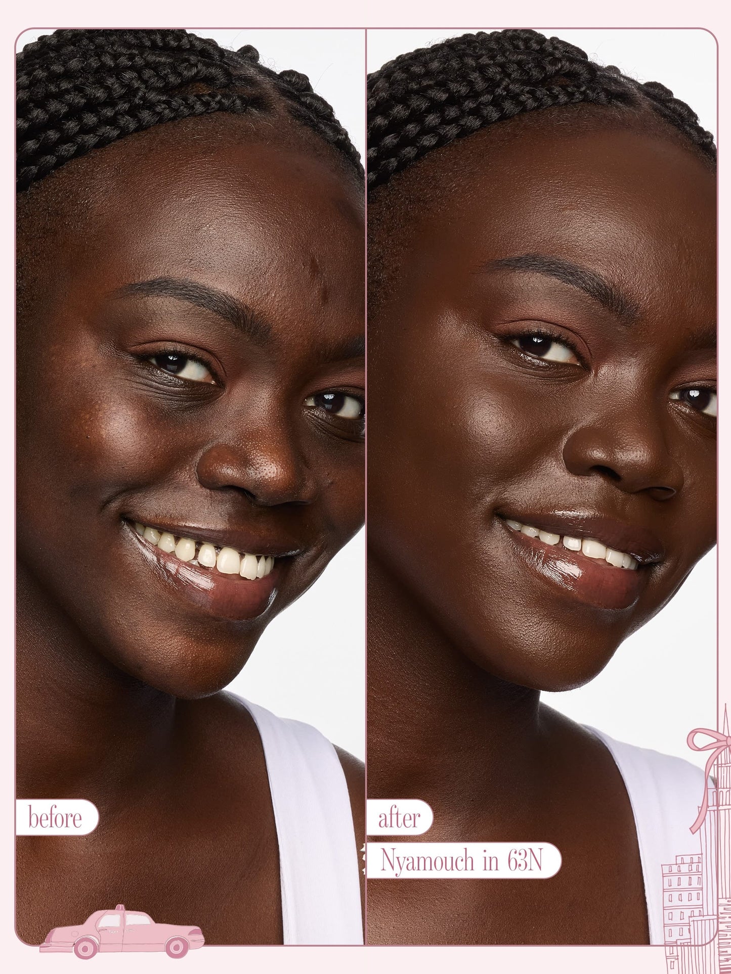 woman wearing tarte cosmetics SPOTTED the icons best selers set  in shade 63n