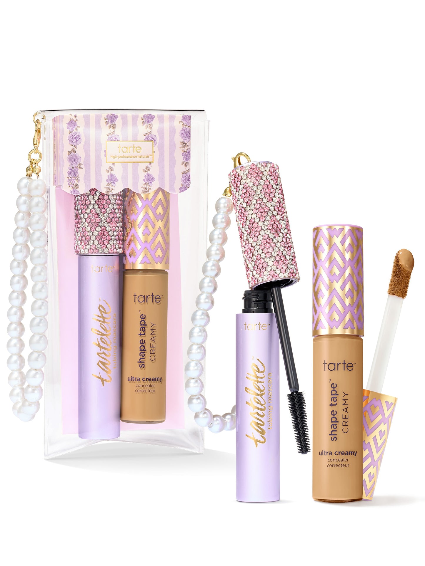 tarte cosmetics spotted the icons creamy best sellers on white background shade 42S