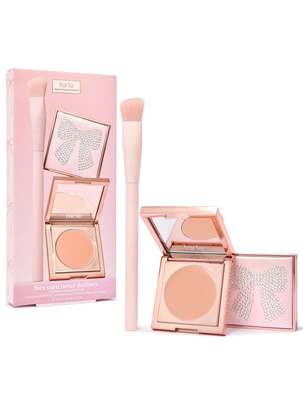 tarte cosmetics face card never declines against a white background shade light medium peach