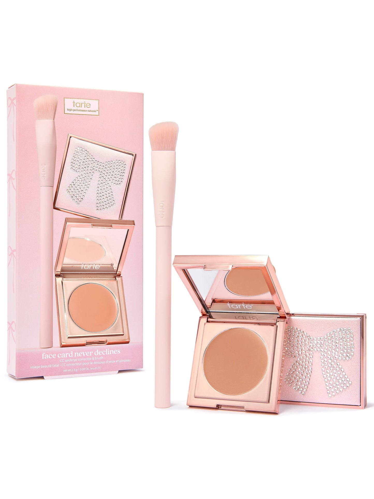 tarte cosmetics face card never declines against a white background shade medium peach