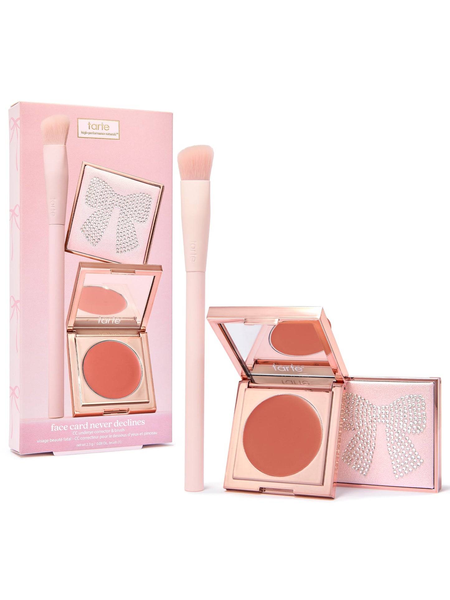 tarte cosmetics face card never declines against a white background shade orange