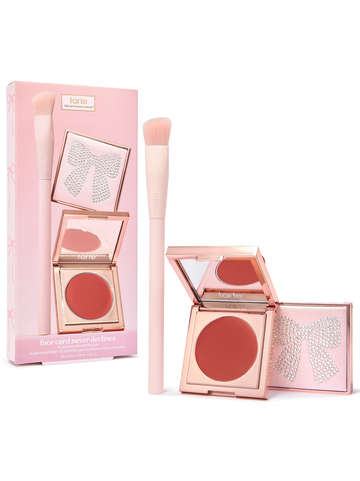 tarte cosmetics face card never declines shade red