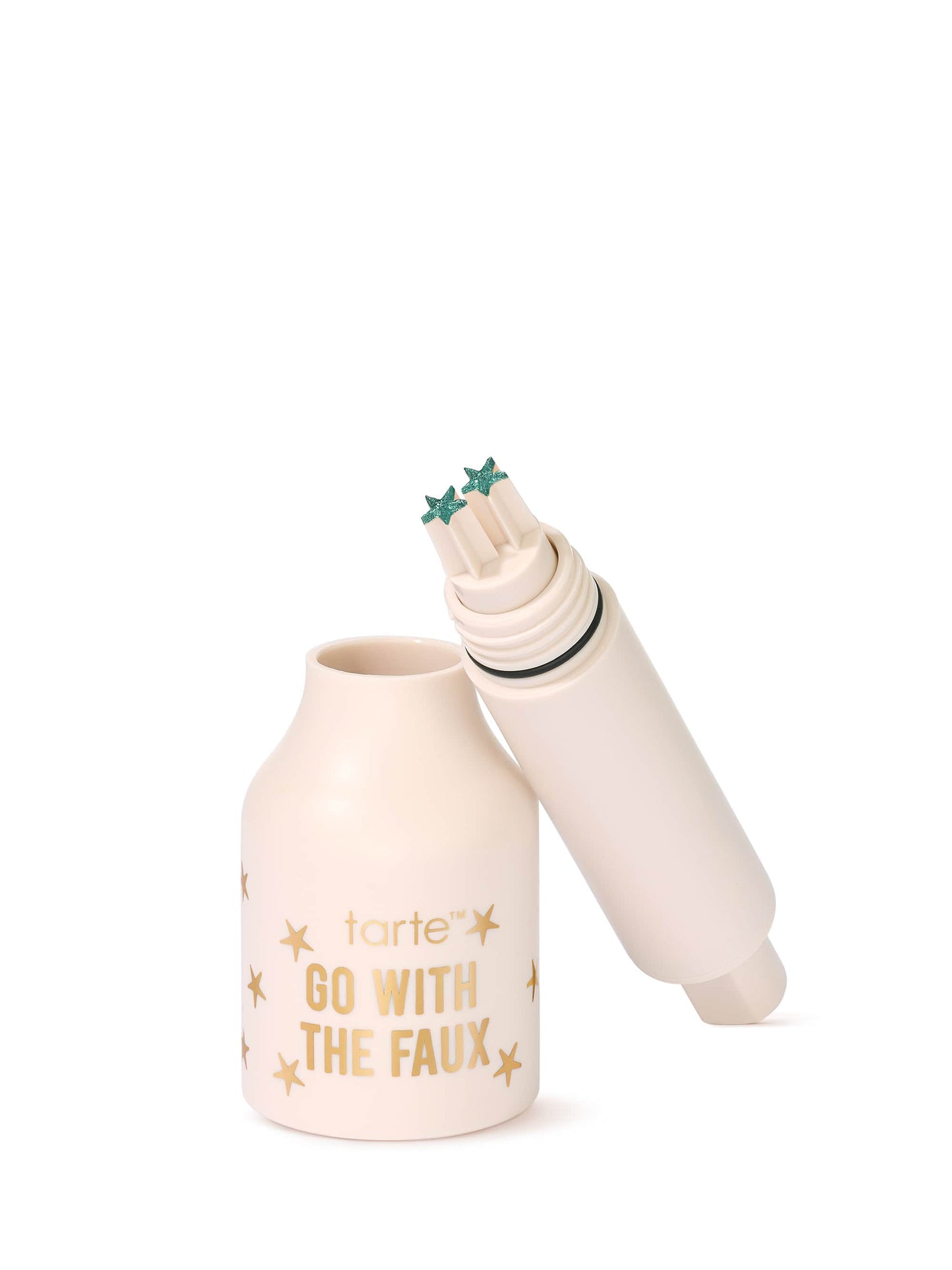tarte go with the faux freckle stamp in shade starstruck green
