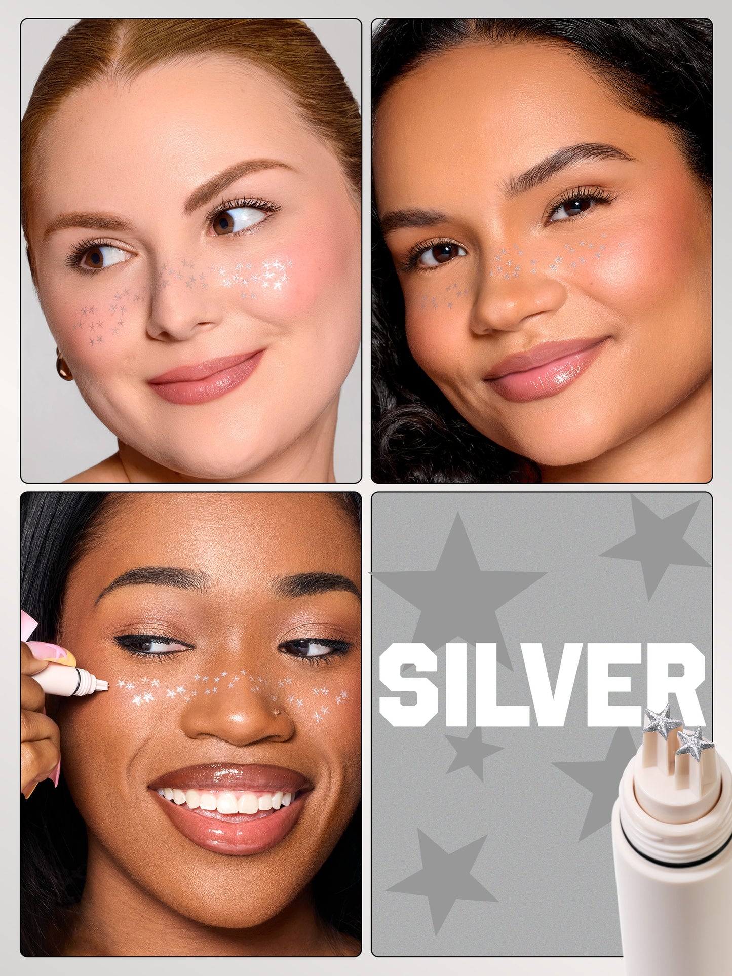 go with the faux freckle stamp in starstruck
