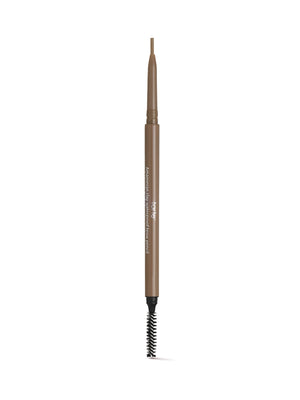 Eyebrow pencil with brush on a white background