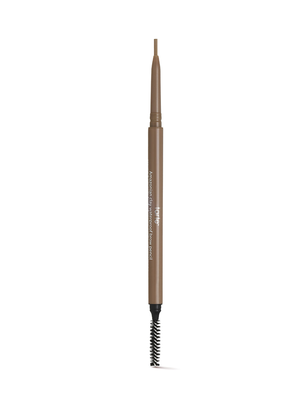 Eyebrow pencil with brush on a white background
