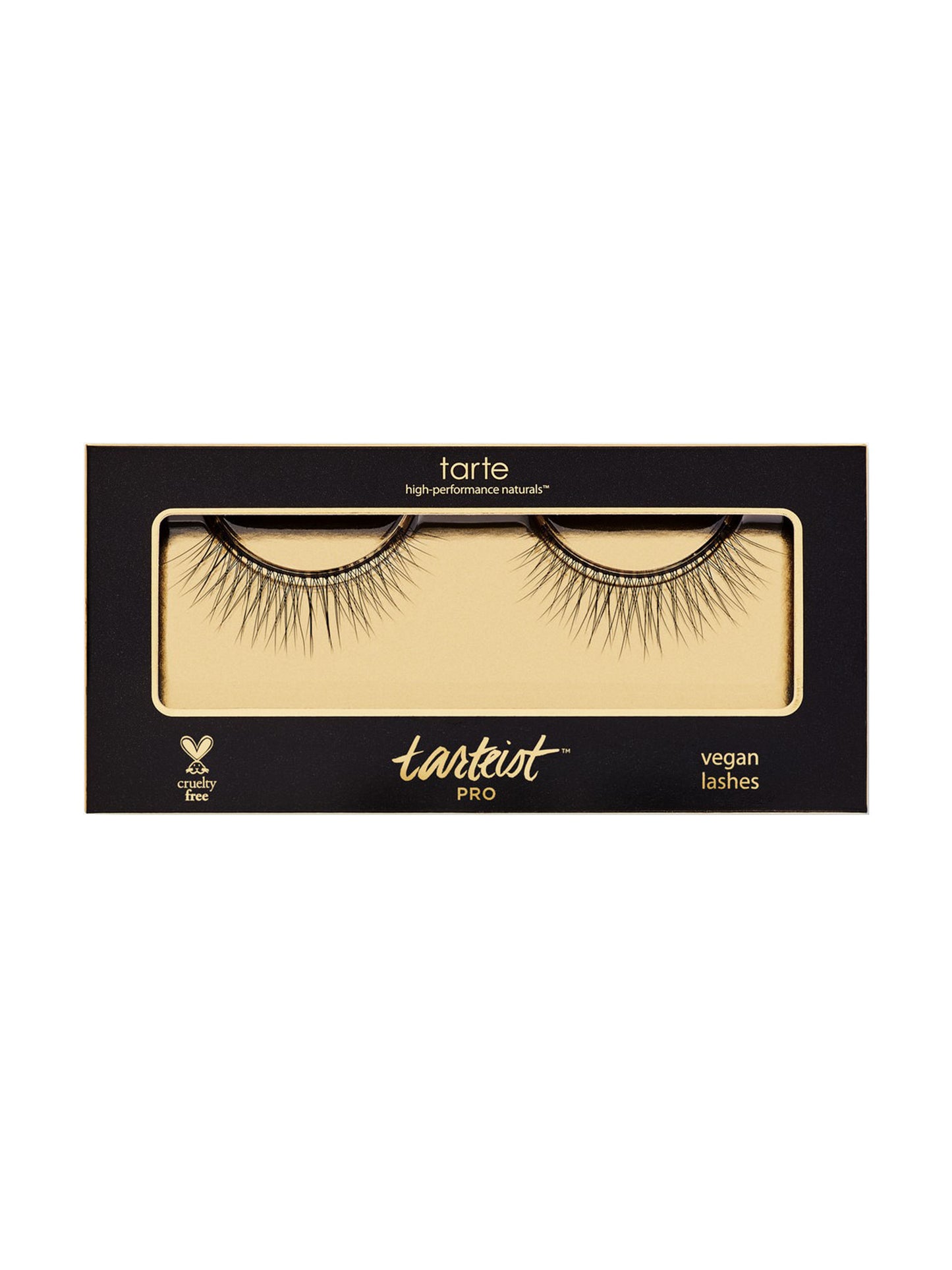 Tarte false eyelashes packaging on a white background