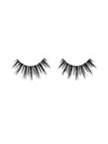 Pair of false eyelashes on a white background
