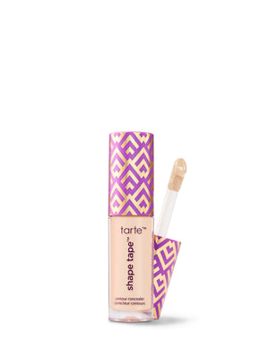 Tarte Shape Tape concealer with applicator on a white background