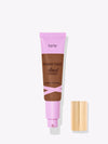 Tarte Shape Tape foundation tube with pink cap and brown shade on a white background