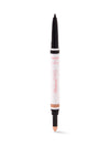 Eyeliner pen with white casing and black tip on a white background