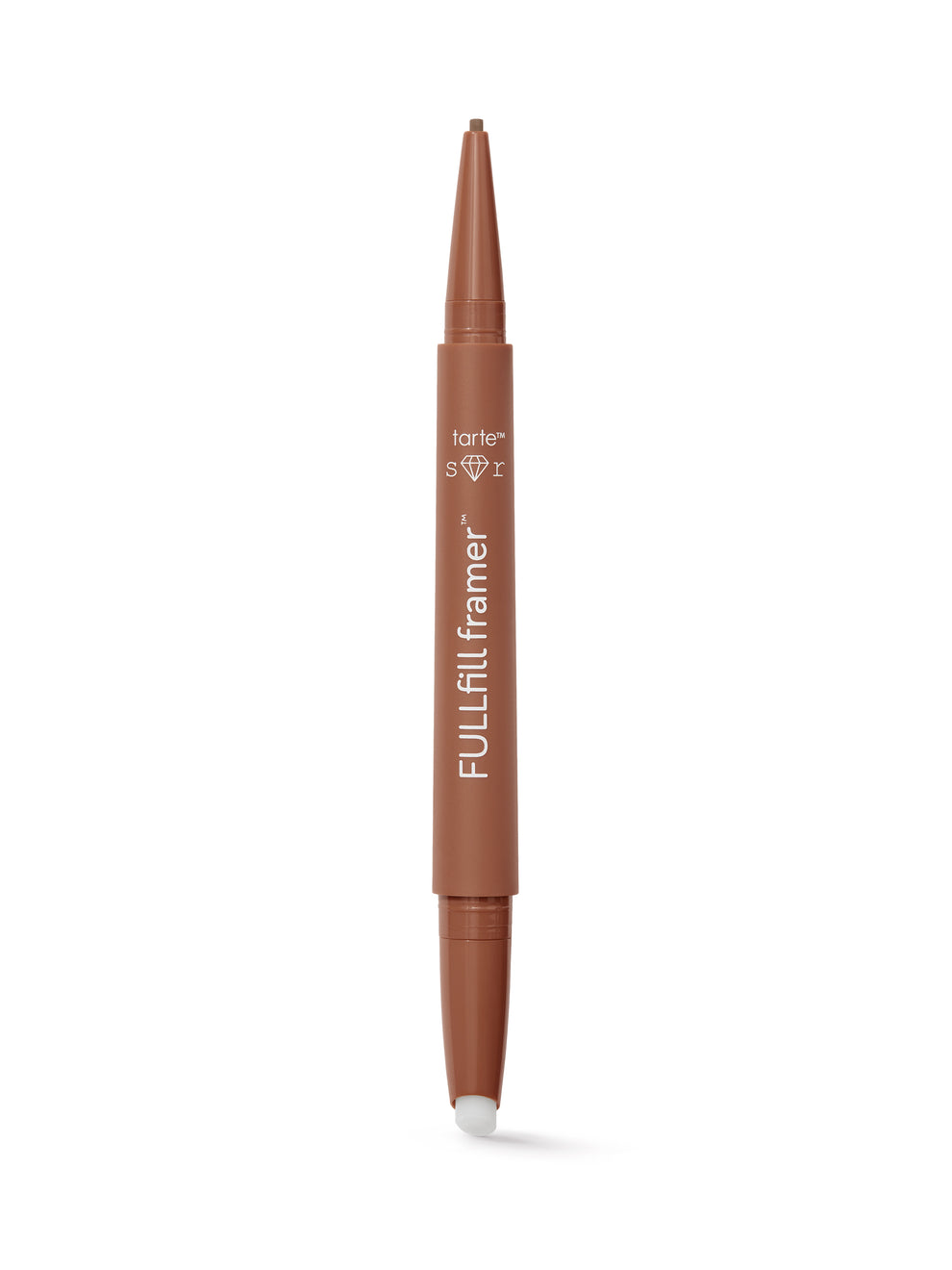 Brown eyeliner pen with 'tarte' branding on a white background