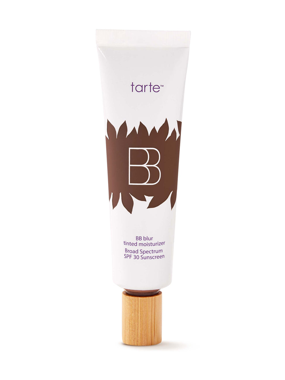 Tarte BB cream tube on a white background