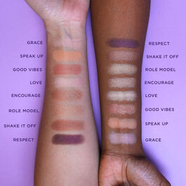 Swatches of Leave Your Mark Eyeshadow Palette on model image number null