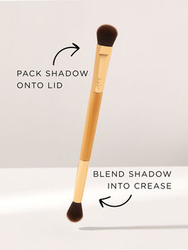 Tarte Double-Ended Shader & Blending Eyeshadow Brush - Multi
