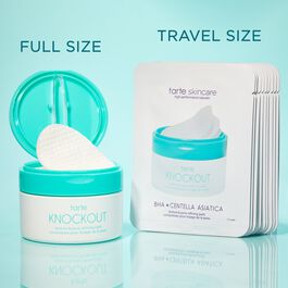 travel-size knockout texture & pore refining pads image number 6