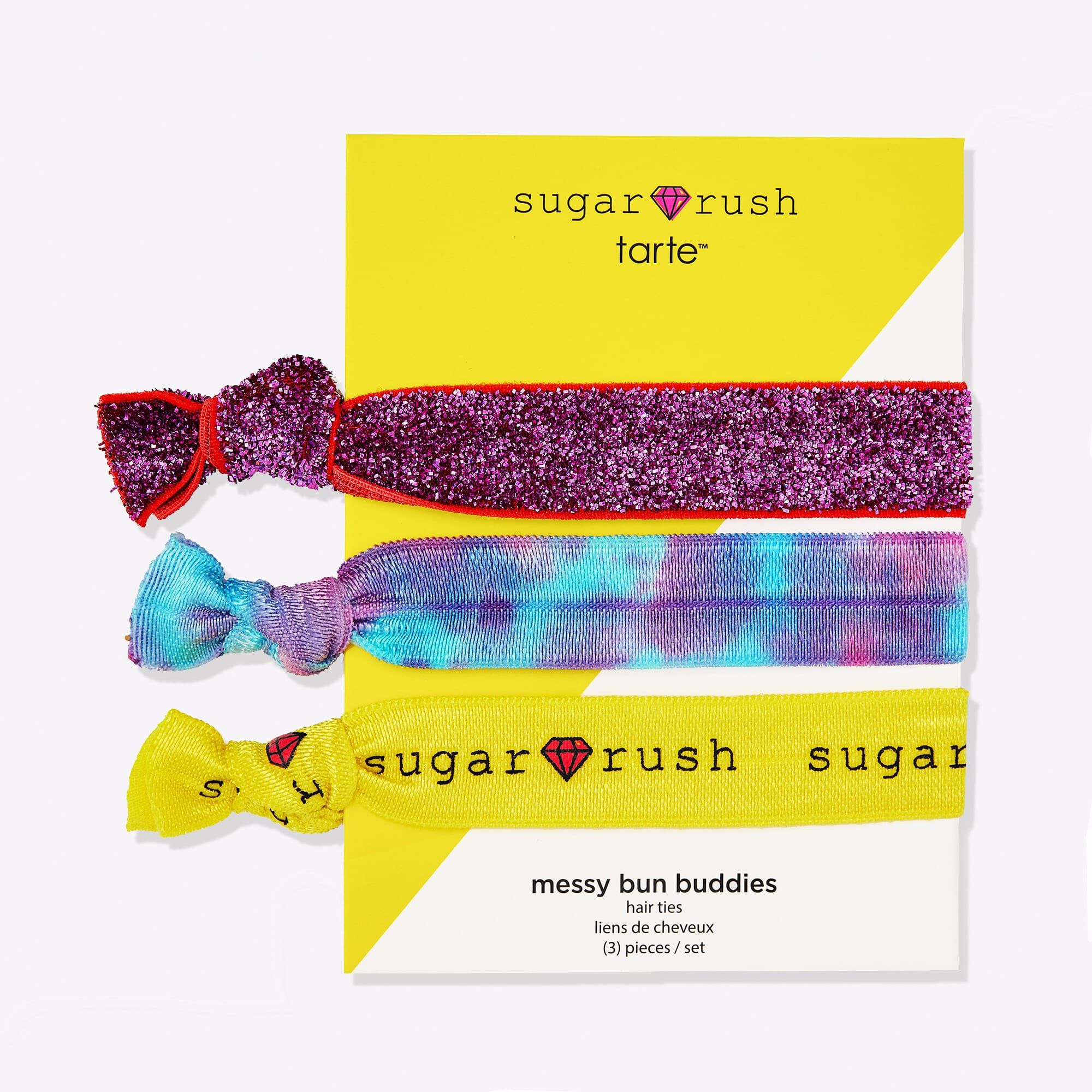 sugar rush™ messy bun buddies hair ties image number null