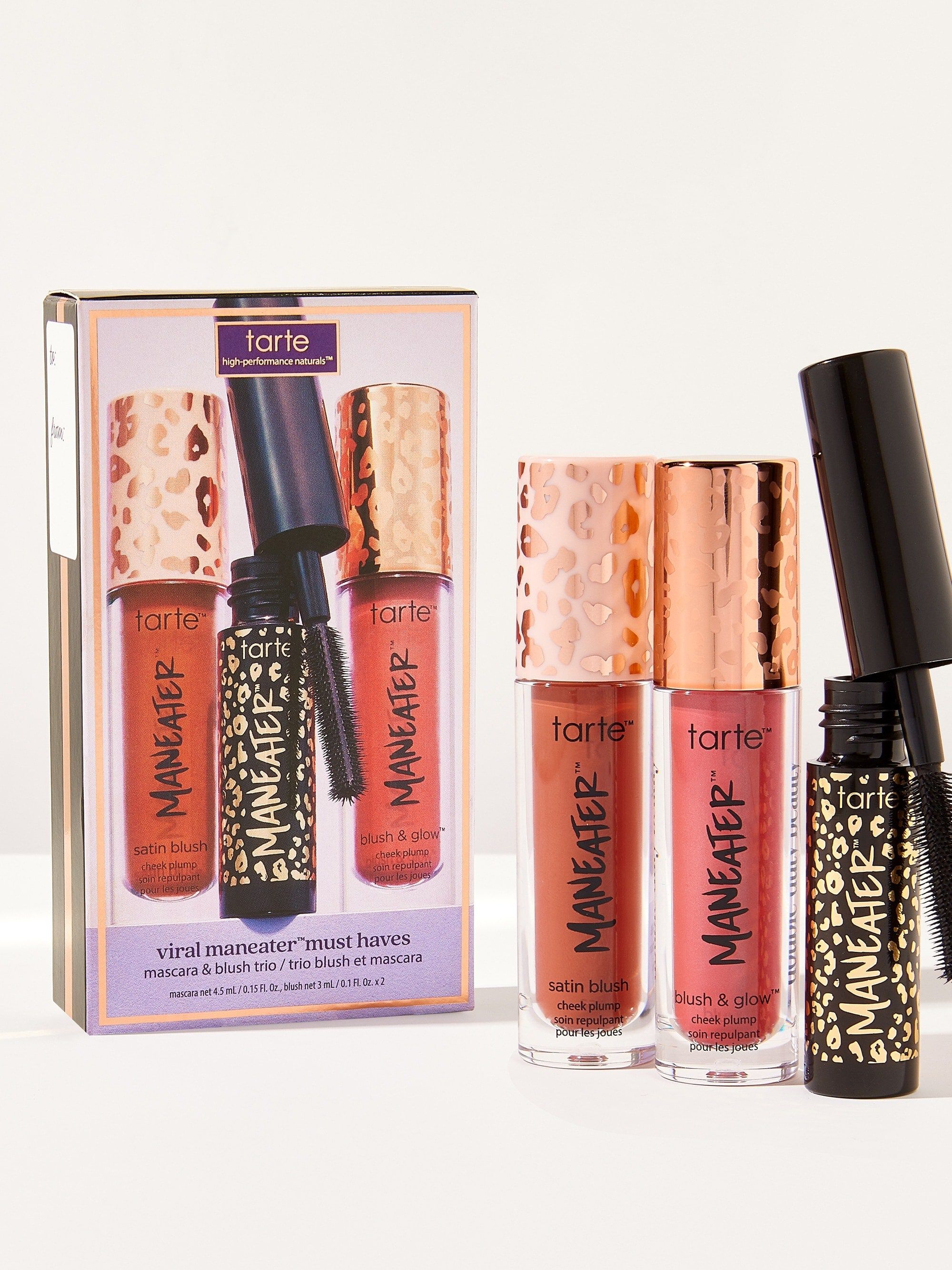 viral maneater™ must-haves mascara & blush trio image number null