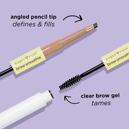 sugar rush™ brow smoothie™ brow pencil & clear gel image number 4
