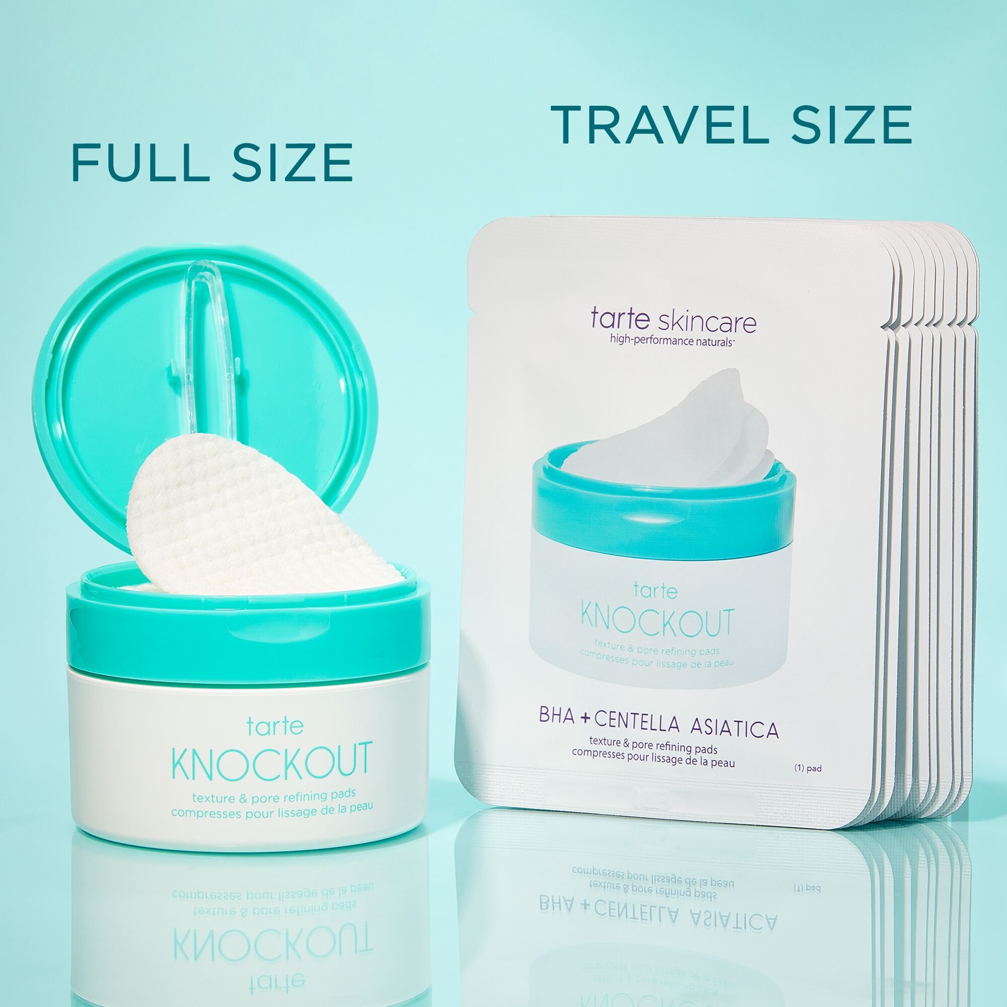 knockout texture & pore refining pads image number null