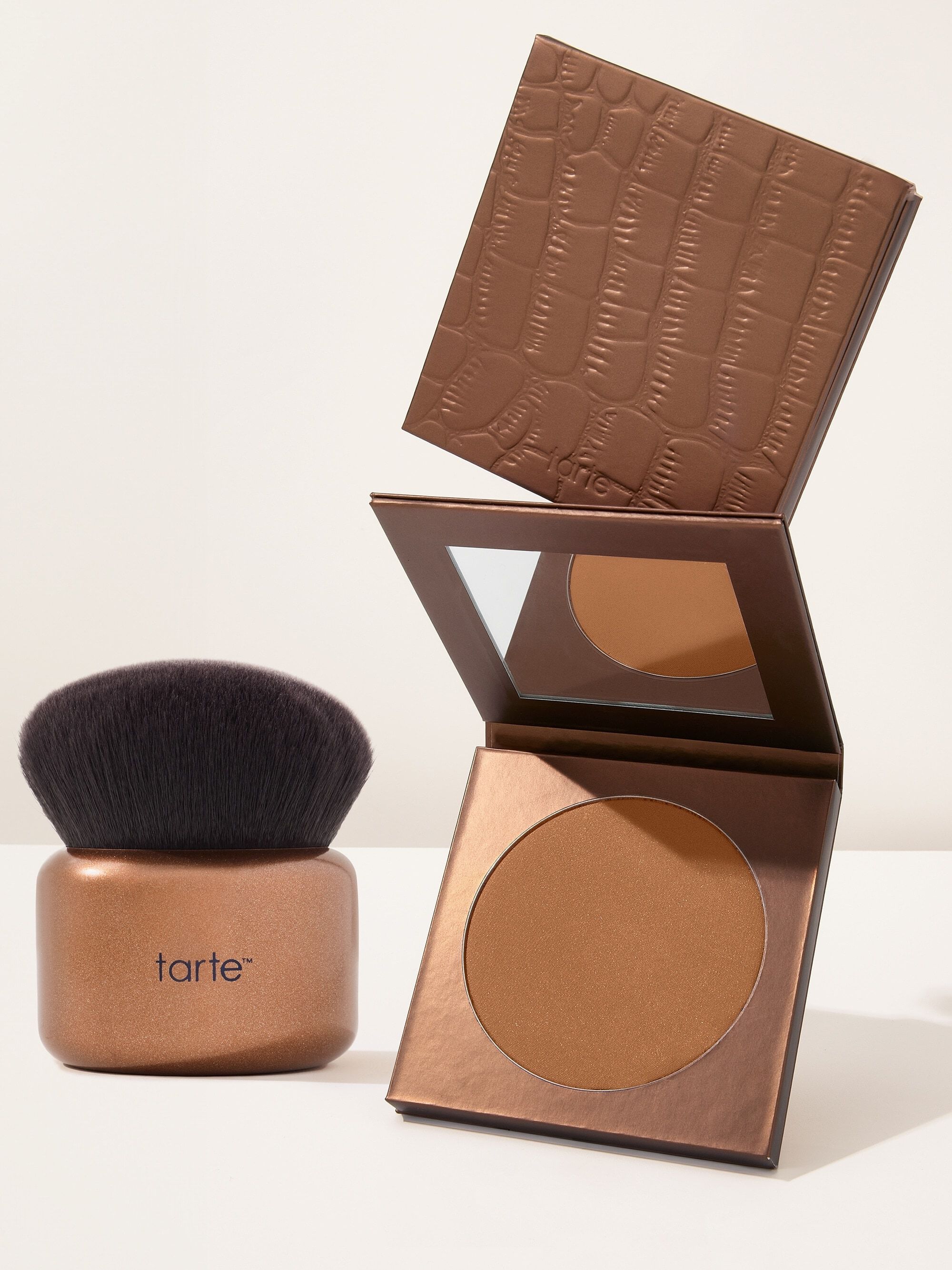 park ave princess™ matte face & body bronzer & brush duo image number null
