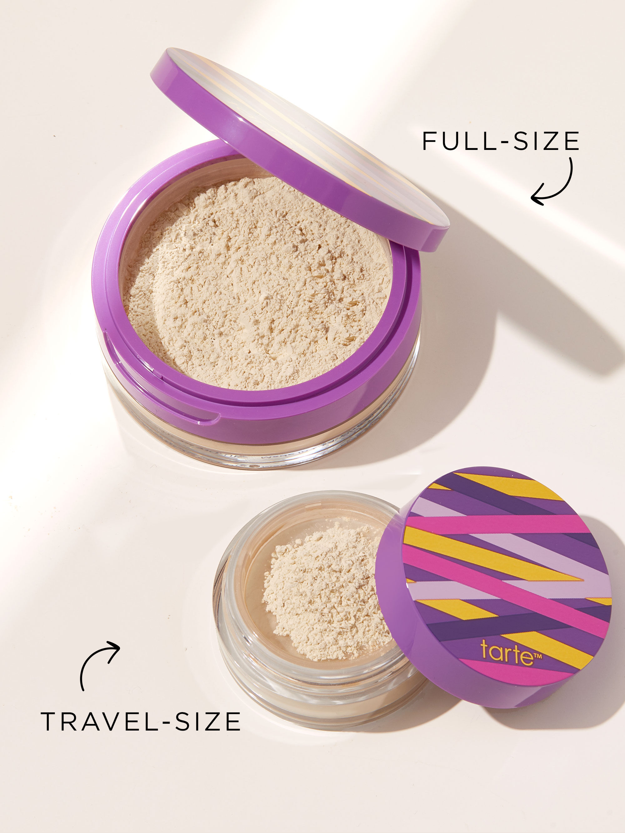 travel size shape tapetm pressed powder