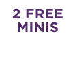 product plus 2 free minis
