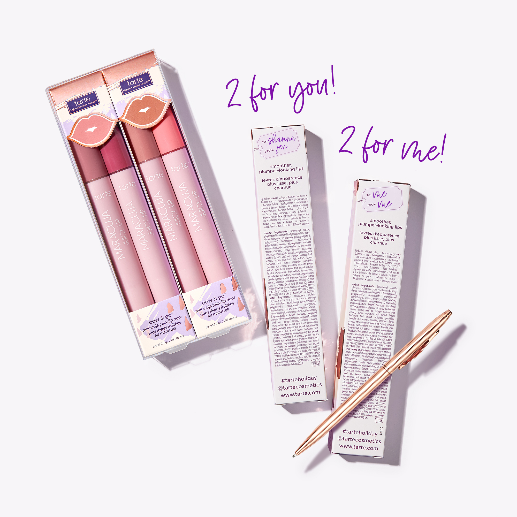 tarte juicy lip set