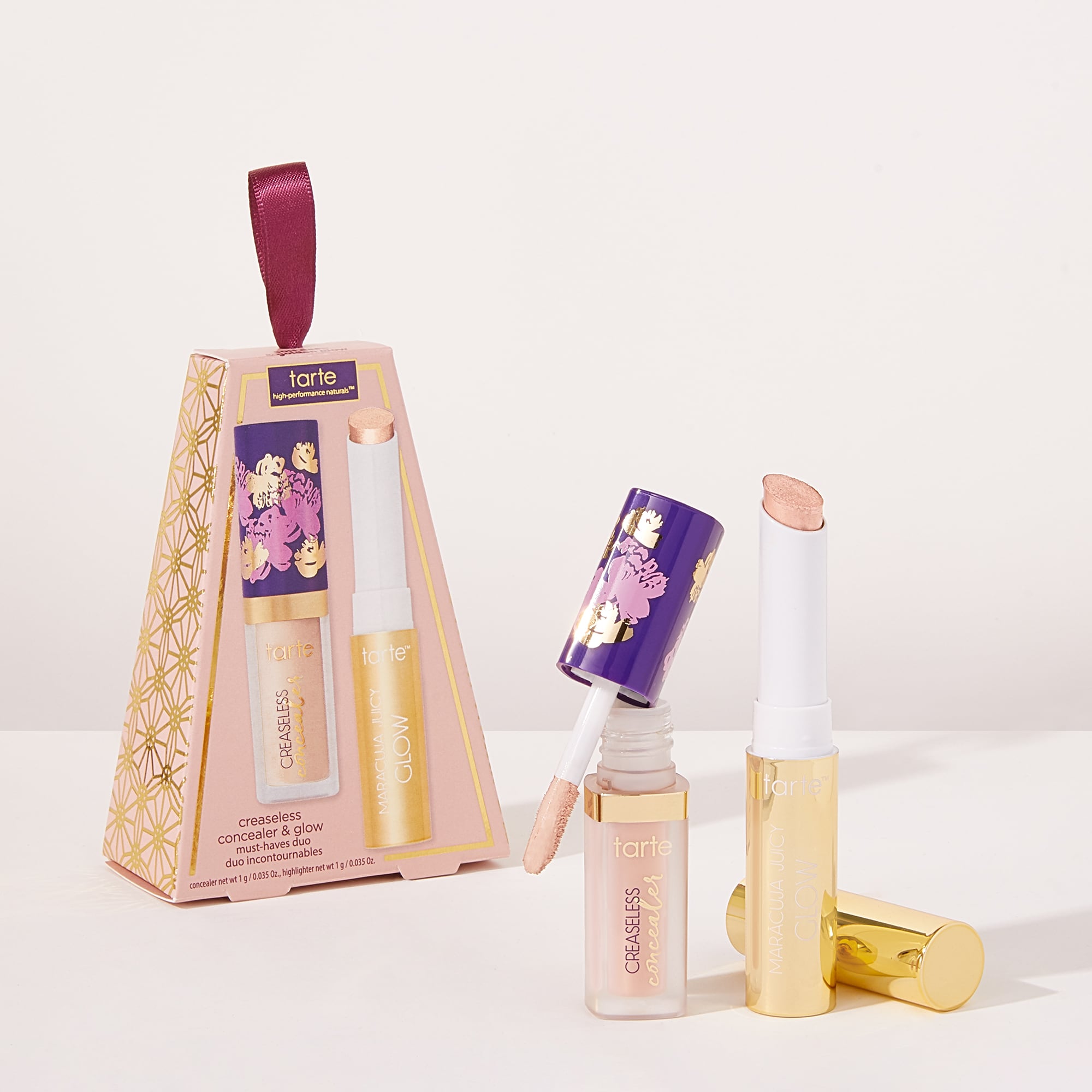 Tarte Cosmetics Creaseless Concealer & Glow Must-haves Duo In White
