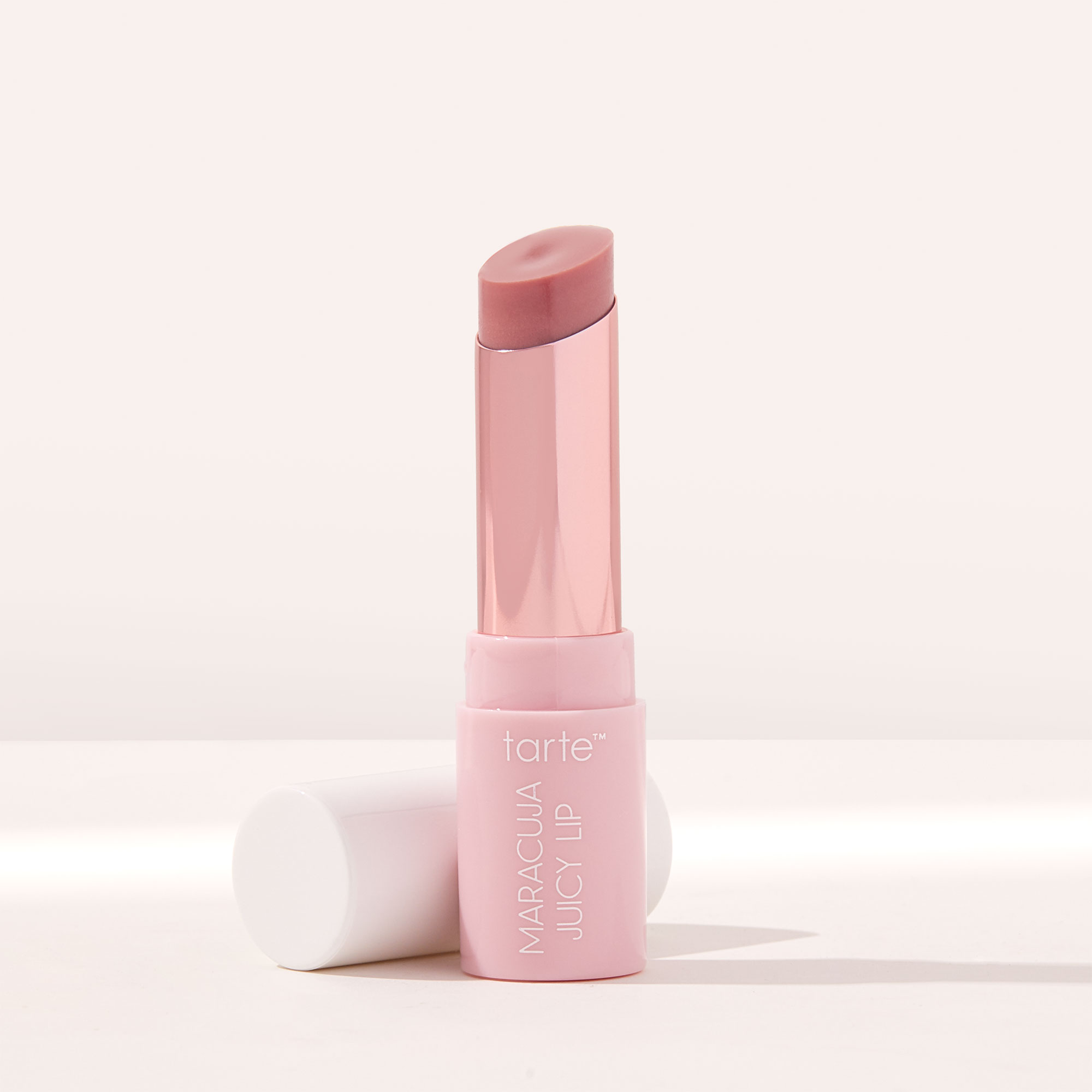 Tarte Cosmetics Deluxe Maracuja Juicy Lip Balm In Rose In White